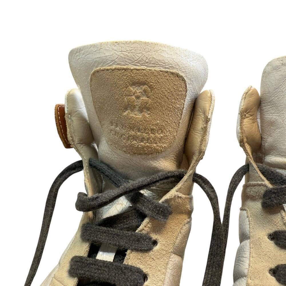 Brunello Cucinelli High Top Sneakers Shoes Leather Suede Size Women’s 37 US 7 - Picture 15 of 16